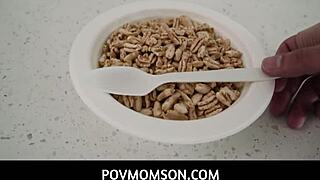 Hot stepmom Brooklyn Chase seduces stepson for fun!