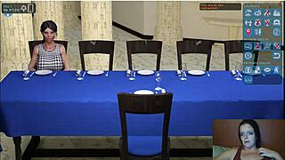 Enjoying the holiday island with big tits milf.