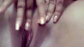 i fucked my tight pussy with a cucumber piercing