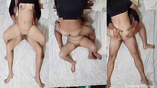 Creamy Filipina MILF Engages in Hot Wild Sex with Creampie Today