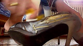 ready to watch these shoes and stockings on feet