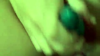 Mature milf likes to fantasize about BBC and, while waiting for a younger male's cum to fill her, she does just that
