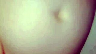 The slut lifts one leg, exposing her wide-open pussy for dinner with Resaboo