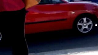 Tempting Asses Tease Outdoors!