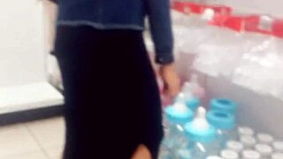 Tempting Asses Tease Outdoors!