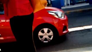 Tempting Asses Tease Outdoors!