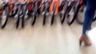 Tempting Asses Tease Outdoors!