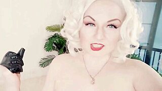 Arya Grander's free hot video: Blonde dominatrix pov joi