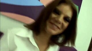 Busty milf kayla quinn gets fucked in an interracial session with undressing and big tits