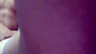 On webcam, touching tits and doggystyle.