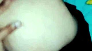 Cowgirl sex with young lover is hot for Indian MILF
