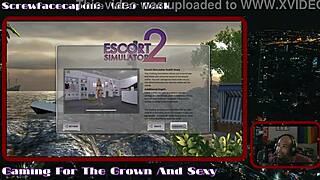 Anime game has sexually suggestive depiction of a buxom adult entertainment worker