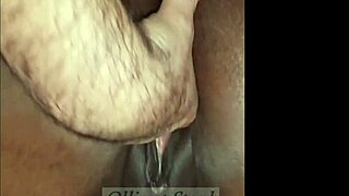 Beautiful brunette with tattoo on her ass indulging in a blowjob, anal and doggy style with the amateur black couple