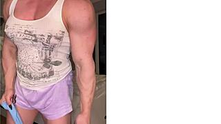 Would you glide hands over my fit, muscular body?
