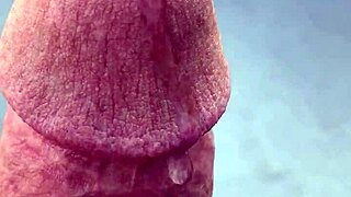 Sexy married woman rubs one out to a sliding dick blowjob