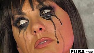 jezebelle bond teases in steamy bathtub solo play. her nude curves shine by the poolside.