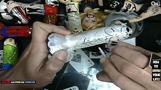 ITS TIME TO FINISH PAINTING THE LITTLE 18+ GREY ALIEN - DILDO ART BUSINESS