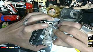 ITS TIME TO FINISH PAINTING THE LITTLE 18+ GREY ALIEN - DILDO ART BUSINESS