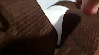 Wet Latina Masturbating on Sofa with Cum Dripping Down Leg