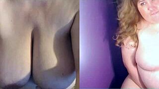 chatting with my bbw sister on video