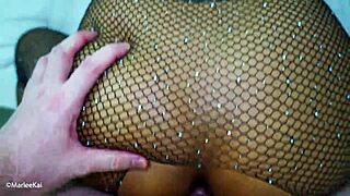 Fucking my girlbareback in ‘the doggy position’ respecting her deep and narrow anus