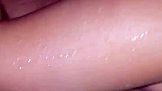 Mom masturbates in shower with big pussy and ass