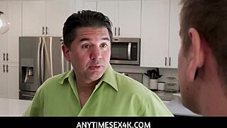 chloe surreal bounces big natural tits during free use sex with landlord. she bends over for hardcore fucking and blowjob.