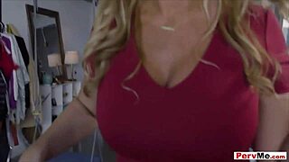 My Busty Blonde Stepmom Pays Attention To My Big Pole