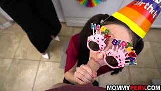 Step aunt and step mom double-team my dick