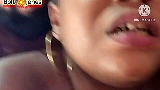 Angolan super-swinging queen, Xandelle blow a hot party with Bolt Jones in her crib