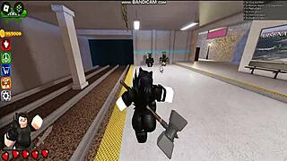 Whoreblox Game - Gangbang Moment 1