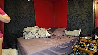 after long day he comes in her pussy