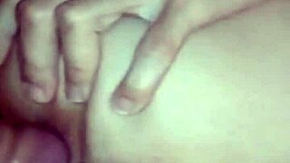 Our old couple engages in passionate anal assfucking, with the milf taking it deep and moaning loudly