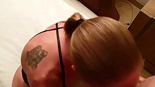 European mom’s: raw blowjob abilities culminate in a massive cumshot
