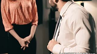 Tiffany Watson has a Naughty Boss who takes advantage of her and they end up in a lustful doggystyle scene