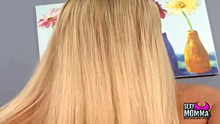 Slim babe sucks last drop of cum 😋