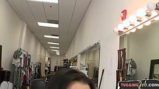 Real Milf Babe Strokes Hard Cock in Pov