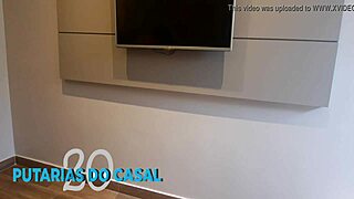 tv technician says, 'fix my tv, but fuck me instead' with blonde milf