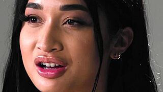 Asian MILF with tattoo on body Avery Black indulges in self satisfaction and masturbation