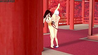 -anime MILF Chun-li's POV intense sex