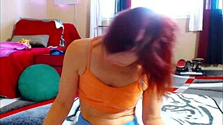 Aurora Willows Daily Stretching In Yoga Pose