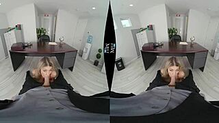 It's naughty anniversary present in office for Blonde secretary Kayla Kayden