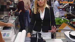 Tiny moments of blond mommy’s life, caught on hidden camera