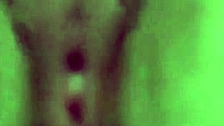 Visible pussy juice is the result of intense orgasm