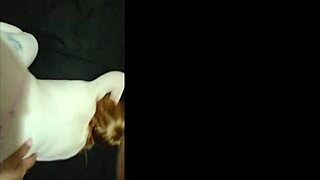 Pounded from behind by a mature redhead with a gorgeous butt