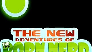 Short-haired blonde cougar enjoys sucking nerd's cock