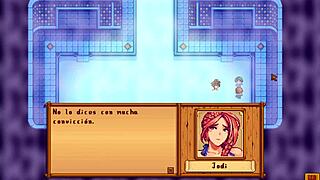 Jodi and Caroline enjoy a relaxing spa session in Stardew Valley parody