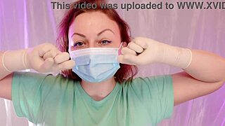 Arya Grander's surgical glove POV hands experience