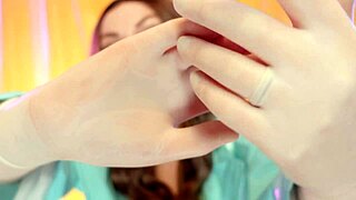 Arya Grander's ASMR with Surgical Latex Gloves for Relaxation