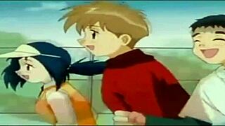 Young hentai mom gets intense pussy creampie action